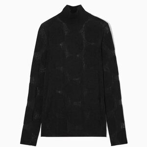 COS Wool‑Blend Polka‑Dot Jacquard Top MATCHES SKIRT - WILL SELL PAIR FOR $175